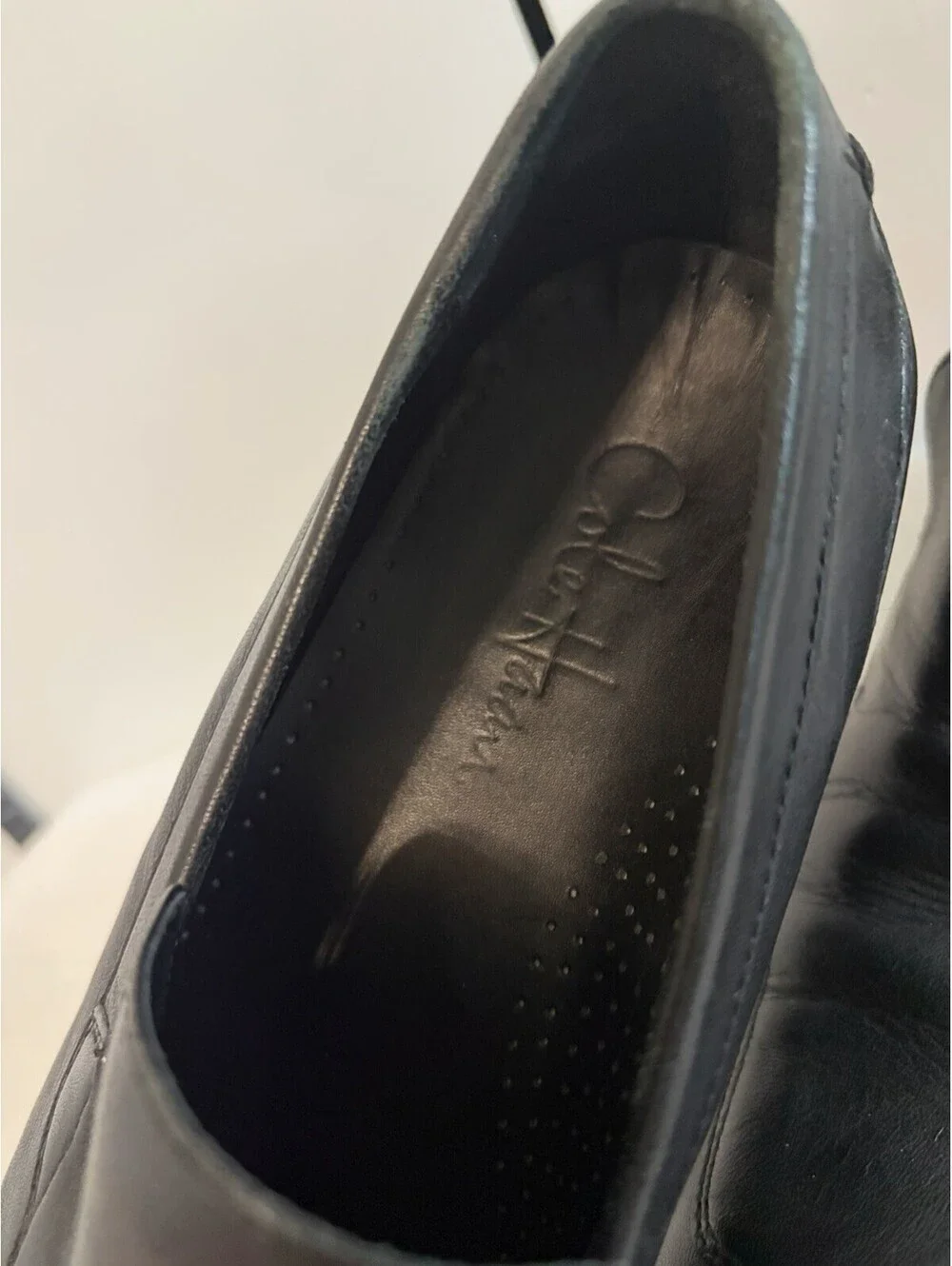 Cole Hahn Men’s Black Leather Dress Shoes Size 10